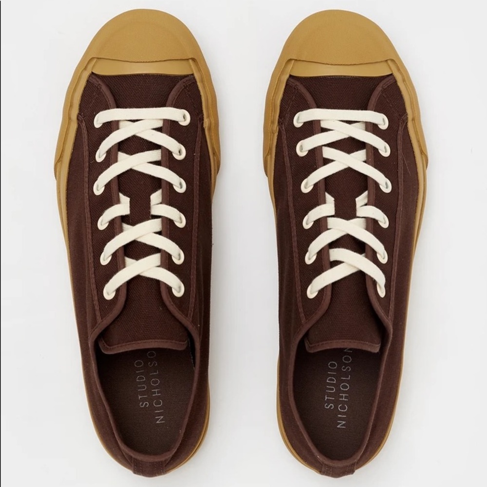 Studio Nicholson moon star canvas shoe